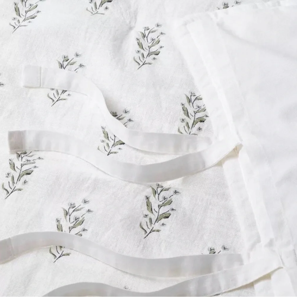 Threshold Studio McGee Standard Lofty Cotton Slub Wood Block Floral Sham
